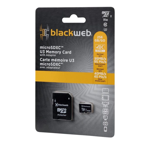Blackweb 256 GB microSDXC U3 Memory Card