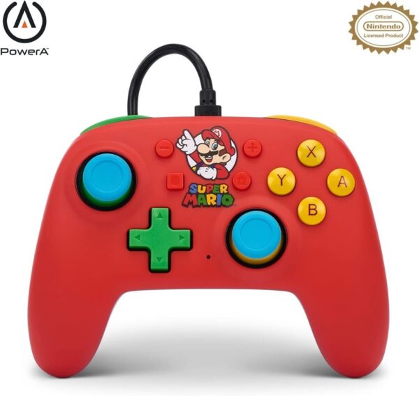 PowerA Nano Wired Controller for Nintendo Switch - Mario Medley (Open Box) - Image 4