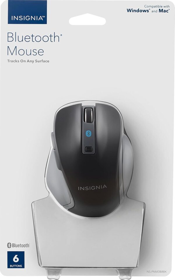 Insignia - Bluetooth Mouse - Black