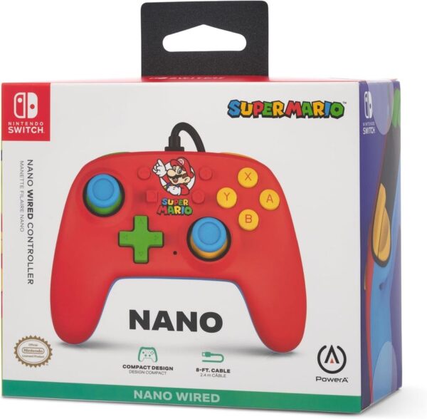 PowerA Nano Wired Controller for Nintendo Switch - Mario Medley (Open Box)