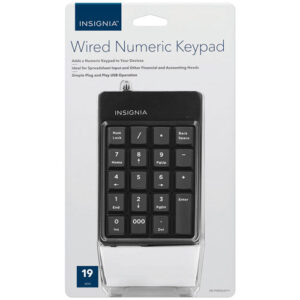 Insignia Ergonomic Wired Numeric Keypad