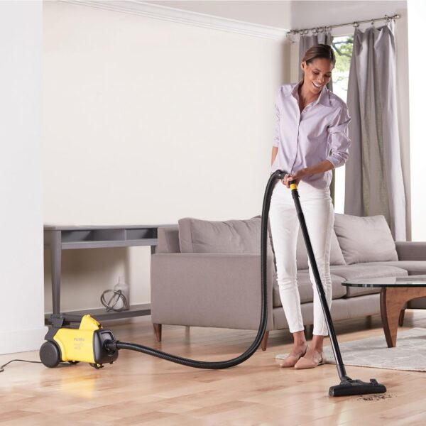EUREKA Mighty Mite 3670G Corded Canister Vacuum Cleaner Bagged for Carpets and Hard floors, Pet, Yellow - Image 3