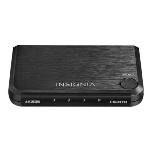 Insignia 3-Port 4K HDMI Switch - Black