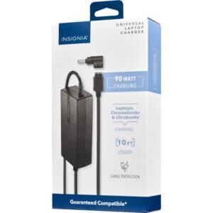 Insignia | Universal 90W Laptop Charger (NS-PWLC591-C) – 10FT Length - Open Box