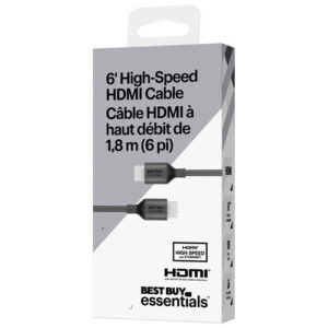 Best Buy Essentials 1.83m (6 ft.) HDMI Cable