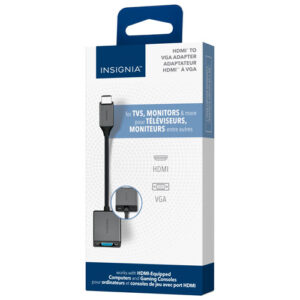 Insignia HDMI to VGA Adapter - Black
