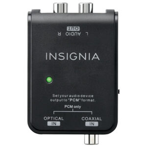 Insignia Digital to Analog Audio Converter - Black
