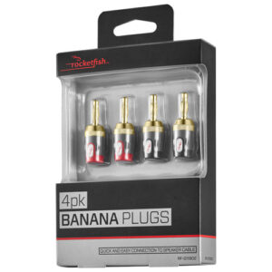 Rocketfish Banana Plug - 4 Pack