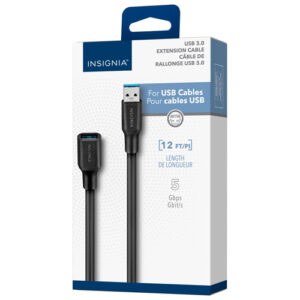 Insignia 3.6m (12 ft.) USB-A 3.0 Extension Cable (NS-PC3A3A12-C)