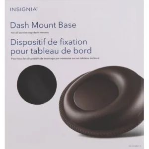 Insignia GPS Dash Mount Base For All Suction Cup Mount (Black) - NS-DHMNT-C