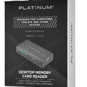 Platinum Desktop memory card reader