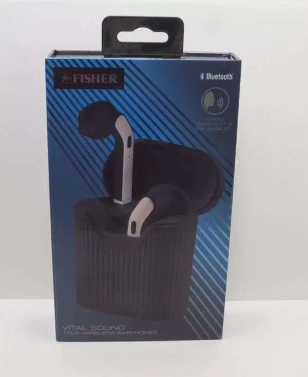 FISHER VITAL SOUND TRUE WIRELESS EARPHONES BOXED