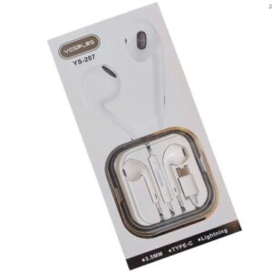 Yesplus Ys-207 Genuine Extra Bass Crisp & Clear Stereo Type-C Earphone