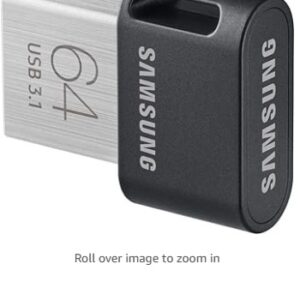 Samsung FIT Plus 64 GB Type-A 200 MB/s USB 3.1 Flash Drive (MUF-64AB)