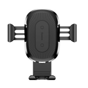 Baseus Wireless Charger Gravity Car Mount With Charging, samsung, Black