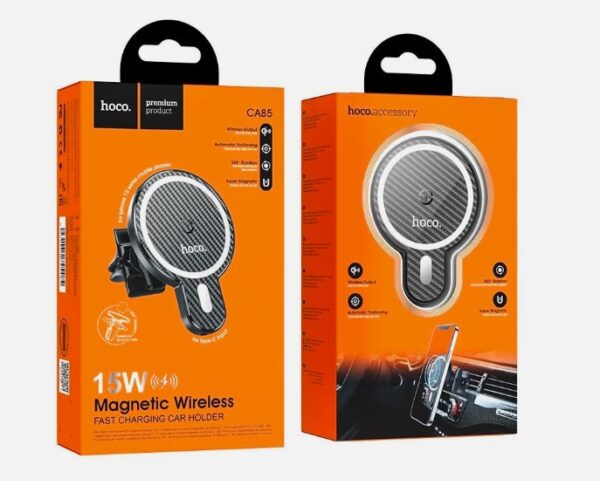 Hoco accessory 15W magnetic wireless car charger
