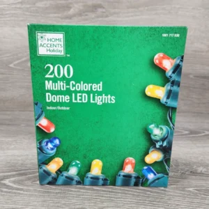 Home accents holiday 200 multi colored dome led lights