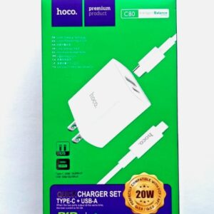 Hoco Quick charger set type c + USB - A 20W