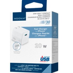 Insignia USB-C wall charger 20W