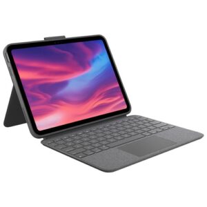Logitech combo touch detachable keyboard case with trackpad and smart connector technology ipad(10th generation)