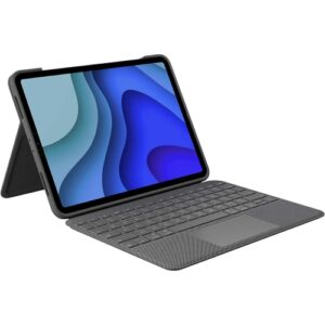 Logitech Folio Touch iPad Pro 11-inch (1st, 2nd gen) and Air, Keyboard Case with Trackpad - Grey