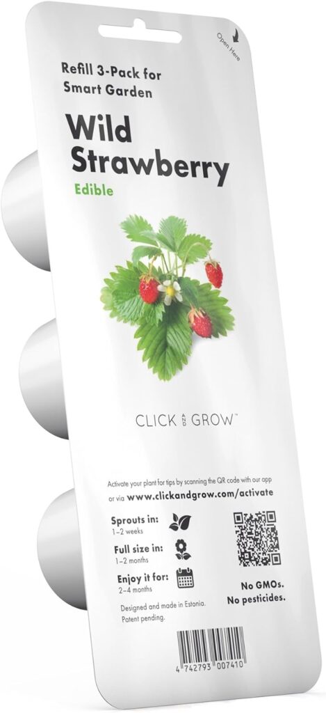 Plant pod 3 - pack for smart garden wild strawberry edible