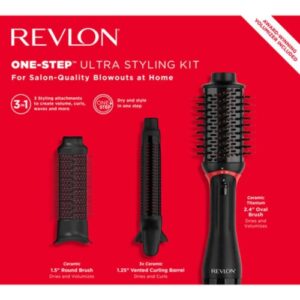 Revlon one step ultra styling kit award winning volumizer included