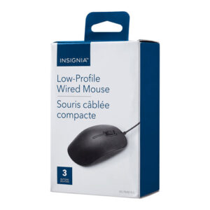 Insignia Low profile wired mouse