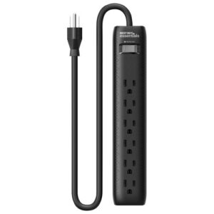Best Buy Essentials 1080J 6-Outlet Surge Protector (BE-H206-C)