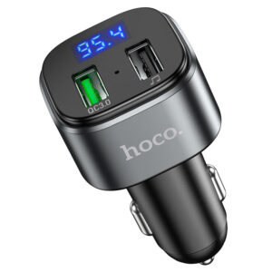 Car charger “E67 Fighter” QC3.0 with wireless FM transmitter