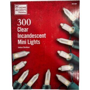 Home Accents 300 ct Incandescent Mini clear Christmas String Lights