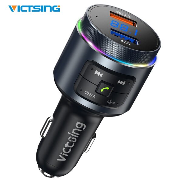 Victsing Bluetooth FM transmitter works for car